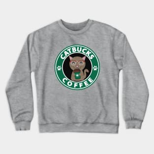 Catbucks Coffee Crewneck Sweatshirt